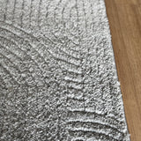Marli Light Grey Retro Hallway Runner 80CM Wide
