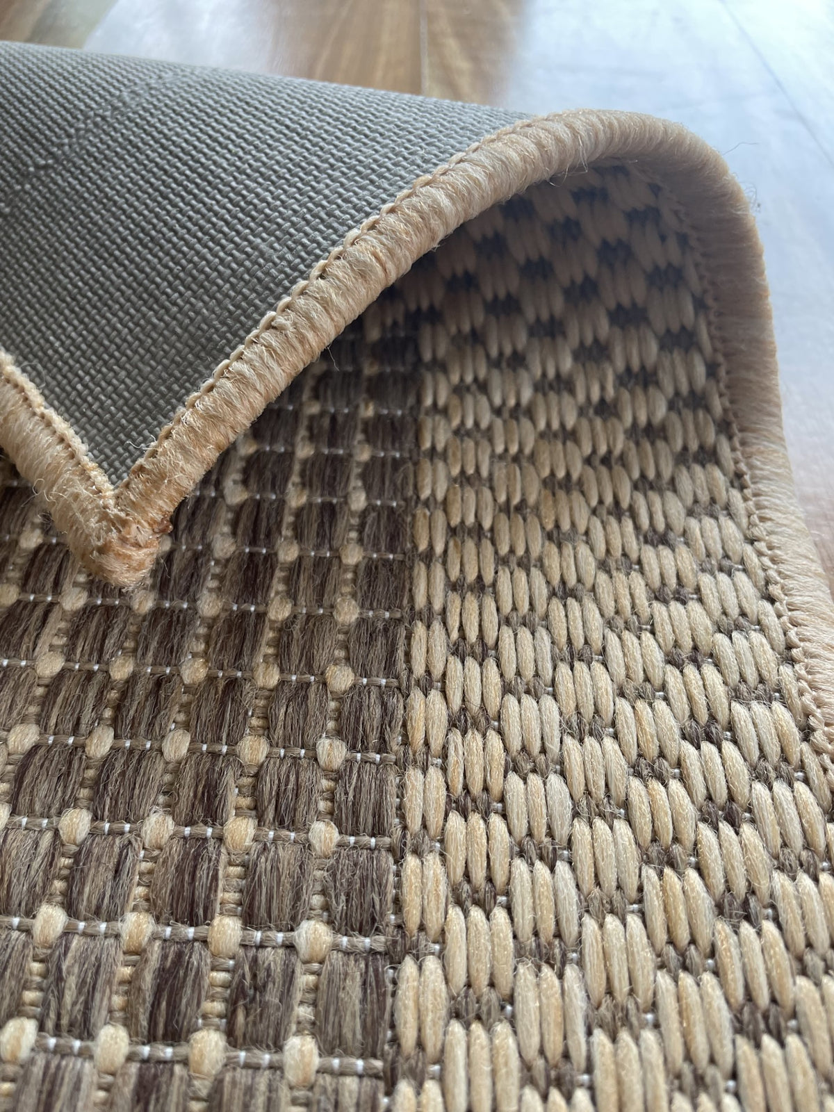 Suva Coffee Natural 17 721 Hallway Runner Rug Non Slip