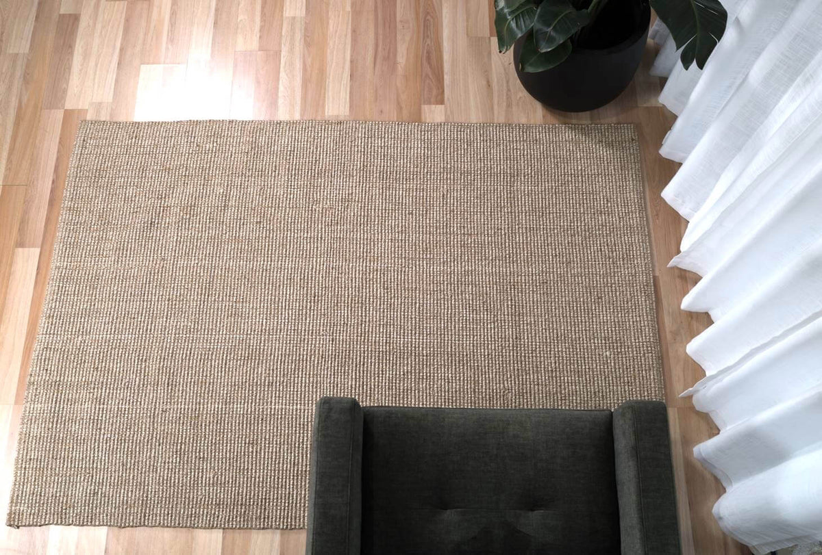 Waves Natural Jute Rug