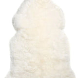LONG WOOL SHEEPSKIN RUG - IVORY - XL