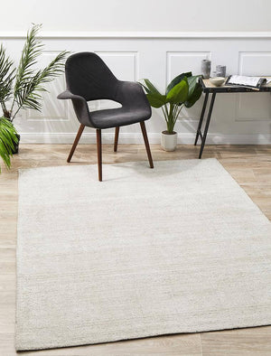 Allure Ivory Rayon Cotton Rug