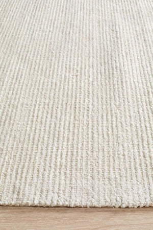 Allure Ivory Rayon Cotton Rug