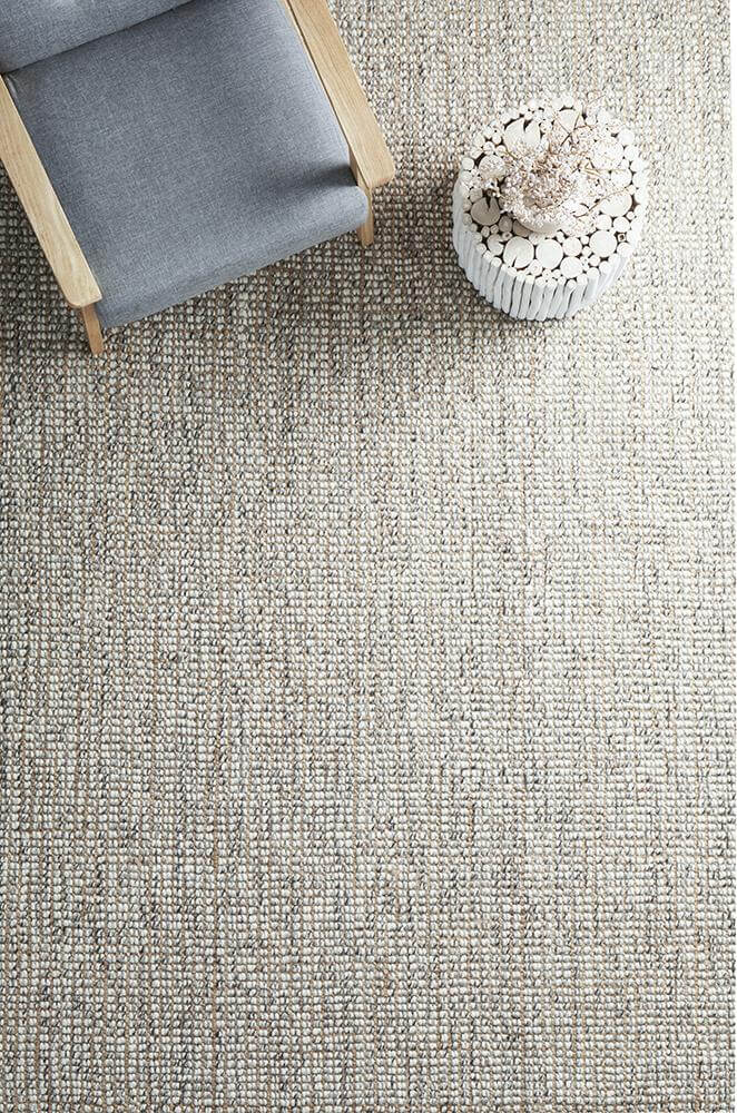 Arabella Wool Jute Grey Rug