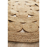 Natural Daisy Jute Rug