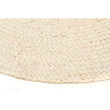 Round Jute Natural Rug Bleached