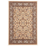 Traditional All Over Pattern Rug Beige