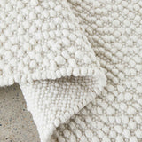Boucle White Rug