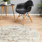 Century 911 Silver Round Rug
