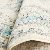 Century 922 White Round Rug