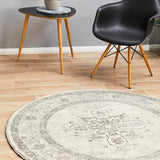 Century 977 Silver Round Rug