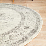 Century 977 Silver Round Rug