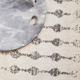 Chrome Elsa Silver Round Rug
