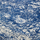 Evoke Oasis Navy Transitional Round Rug