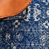 Evoke Oasis Navy Transitional Round Rug