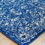 Evoke Oasis Navy Transitional Runner Rug