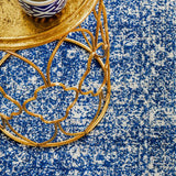 Evoke Oasis Navy Transitional Runner Rug