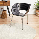 Evoke Shine Silver Transitional Round Rug