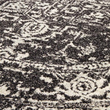 Evoke Scape Charcoal Transitional Round Rug