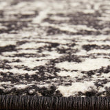 Evoke Scape Charcoal Transitional Round Rug