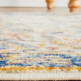 Evoke Peacock Ivory Transitional Runner Rug
