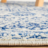 Evoke Frost Blue Transitional Round Rug
