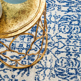 Evoke Frost Blue Transitional Round Rug
