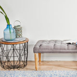 Evoke Frost Blue Transitional Runner Rug