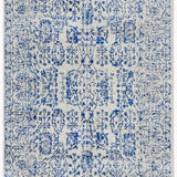 Evoke Frost Blue Transitional Runner Rug