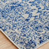Evoke Frost Blue Transitional Runner Rug