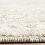 Evoke Silver Flower Transitional Round Rug