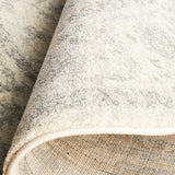 Evoke Winter White Transitional Round Rug