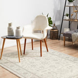 Evoke Winter White Transitional Rug