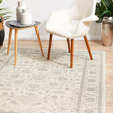 Evoke Winter White Transitional Rug