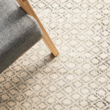Evoke Diamond Grey Transitional Round Rug
