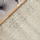 Evoke Diamond Grey Transitional Runner Rug