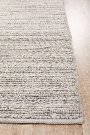 Harvest 801 Silver Rug Hand Woven