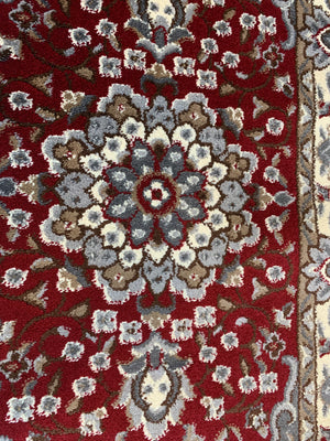 Traditional Fenton Red Hallway Runner 80CM Wide