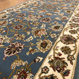 Traditional Hall Runner Agrabah Light Blue High Quality