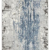 Kendra Roxana Distressed Timeless Rug Blue Grey White