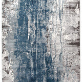Kendra Roxana Distressed Timeless Rug Blue Grey White