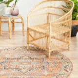 Legacy 850 Salmon Round Rug