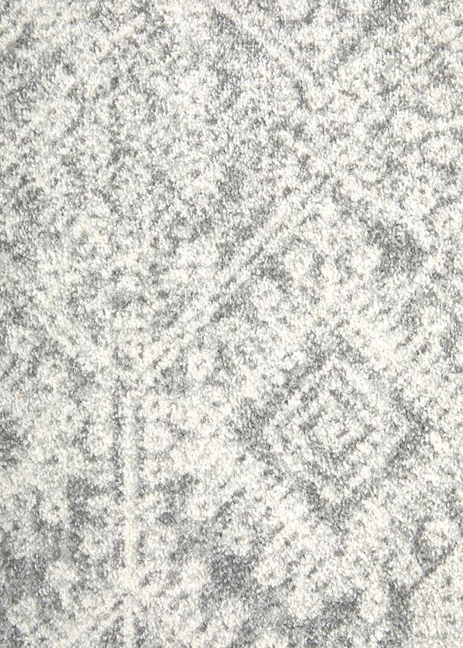 Mirage Zelda Silver Grey Round Rug