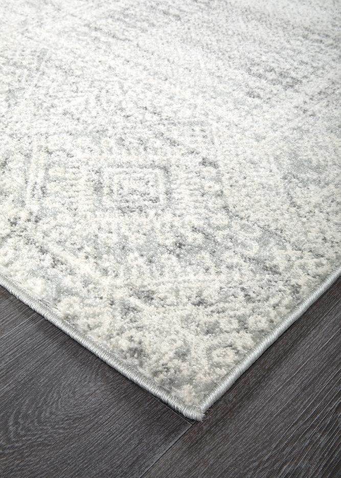 Mirage Zelda Silver Grey Runner Rug