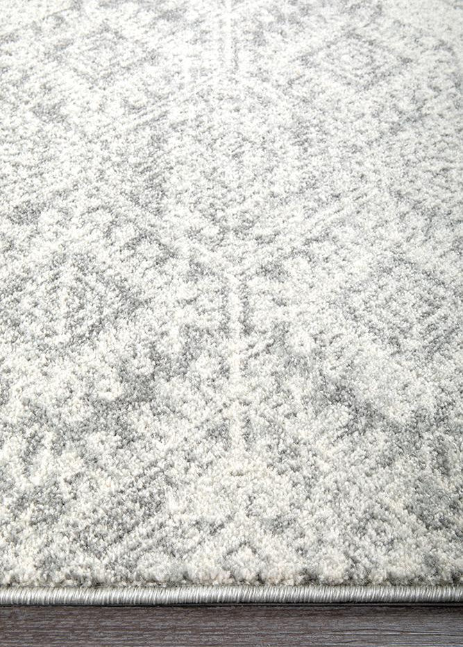 Mirage Zelda Silver Grey Runner Rug