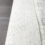 Mirage Zelda Silver Grey Runner Rug