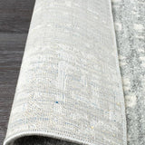 Mirage Ashley Abstract Modern Silver Grey Rug