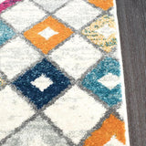 Mirage Peggy Tribal Morrocan Style Multi Runner Rug