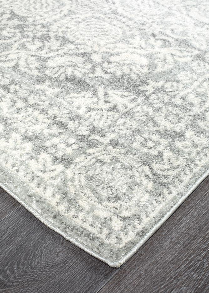 Mirage Gwyneth Stunning Transitional Silver Runner Rug
