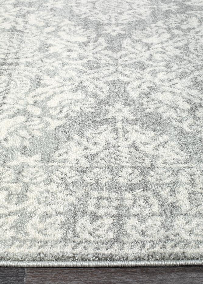 Mirage Gwyneth Stunning Transitional Silver Runner Rug