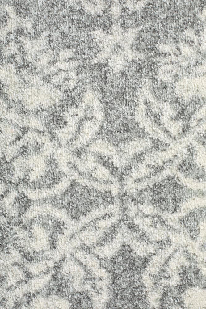 Mirage Gwyneth Stunning Transitional Silver Runner Rug